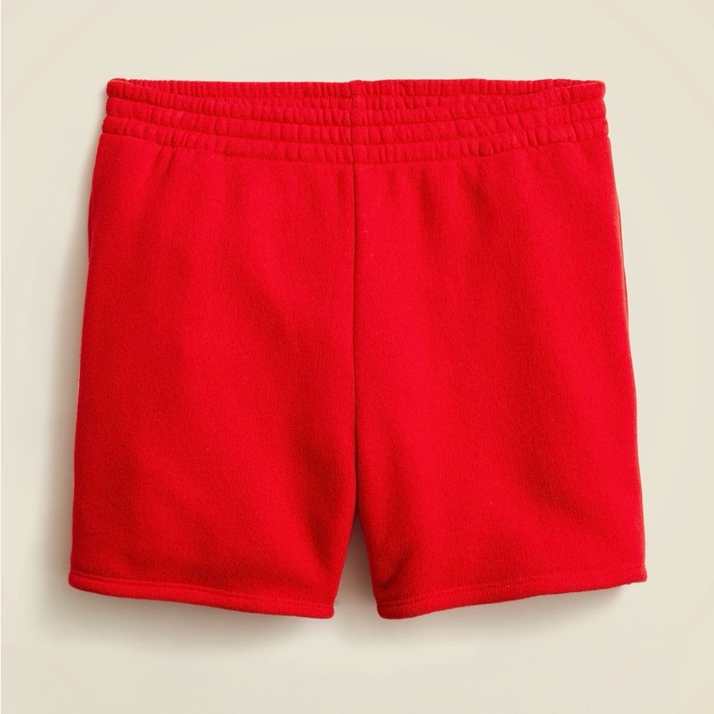 J. Crew Red Fleece Casual Women's Shorts NWT